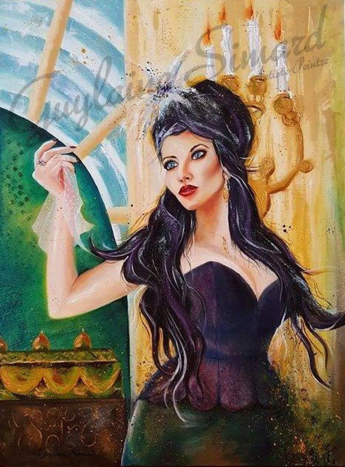 La duchesse du chateau ( Duchess of castle), artwork by Guylaine Simard