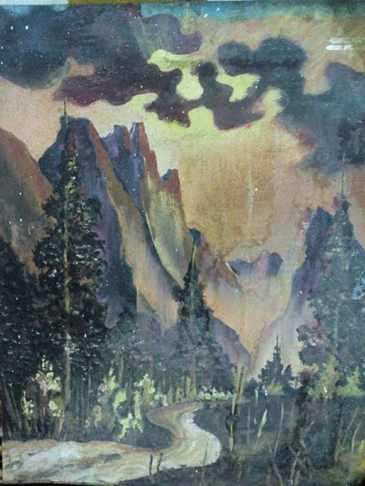 Mountains, œuvre de Smita Urunkar