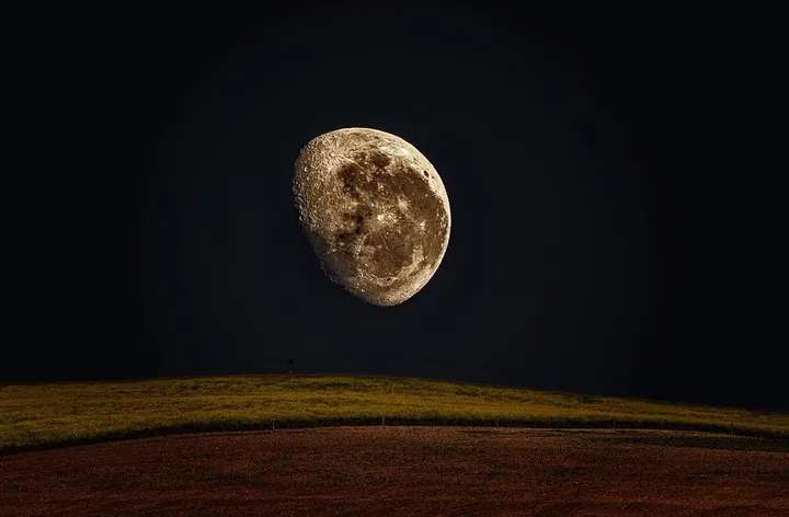 Moonset, œuvre de Herman van Bon