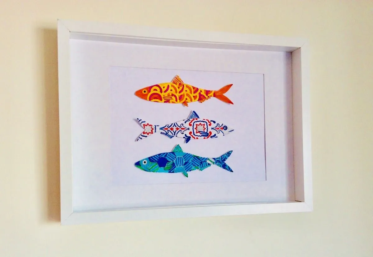 Tres Sardines, œuvre de Jill nemani