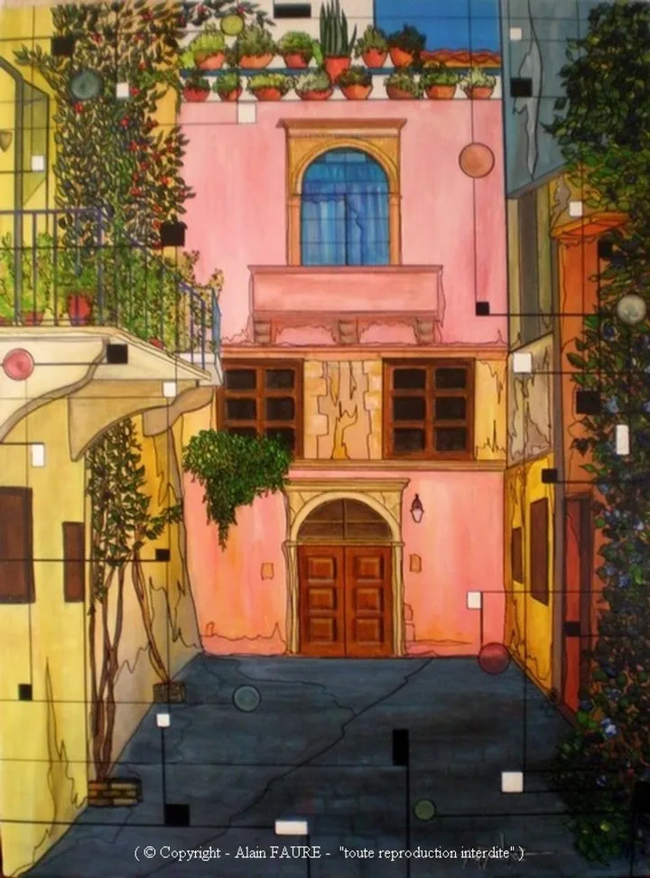 ATMOSPHERE BYZANTINE, artwork by Alain FAURE