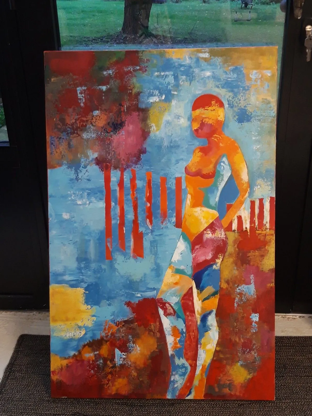 femme aux multiples couleurs, artwork by Monique Bonijol