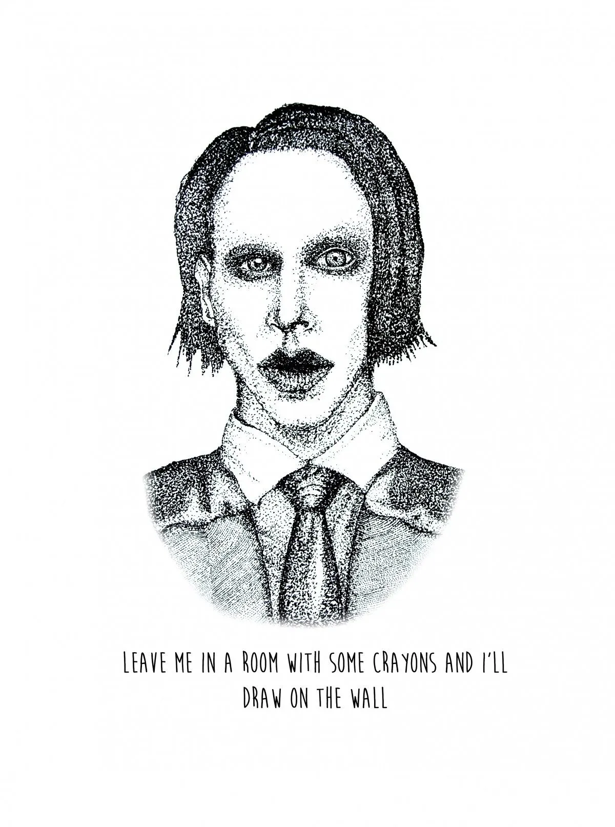 Marilyn Manson, œuvre de Kay Ryan