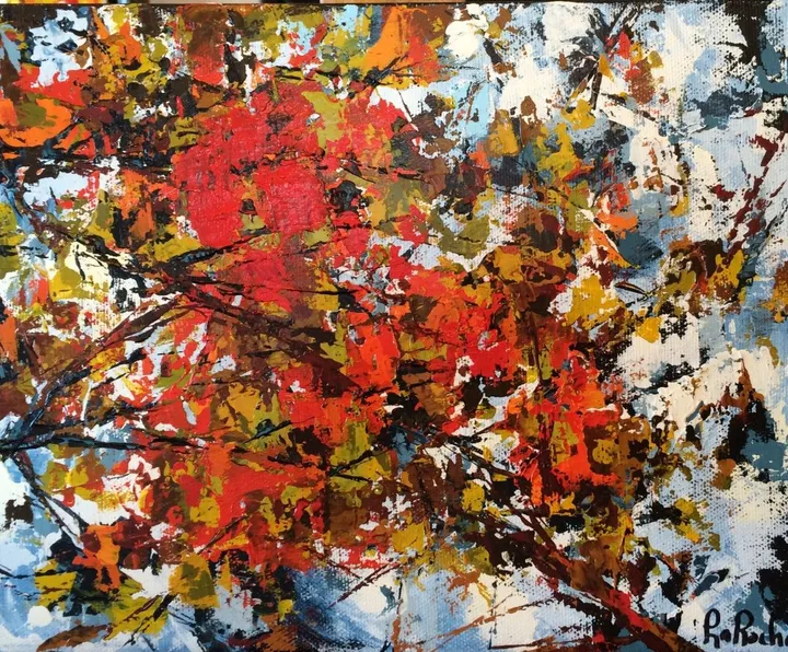 Première Neige, œuvre de Andrée LaRoche