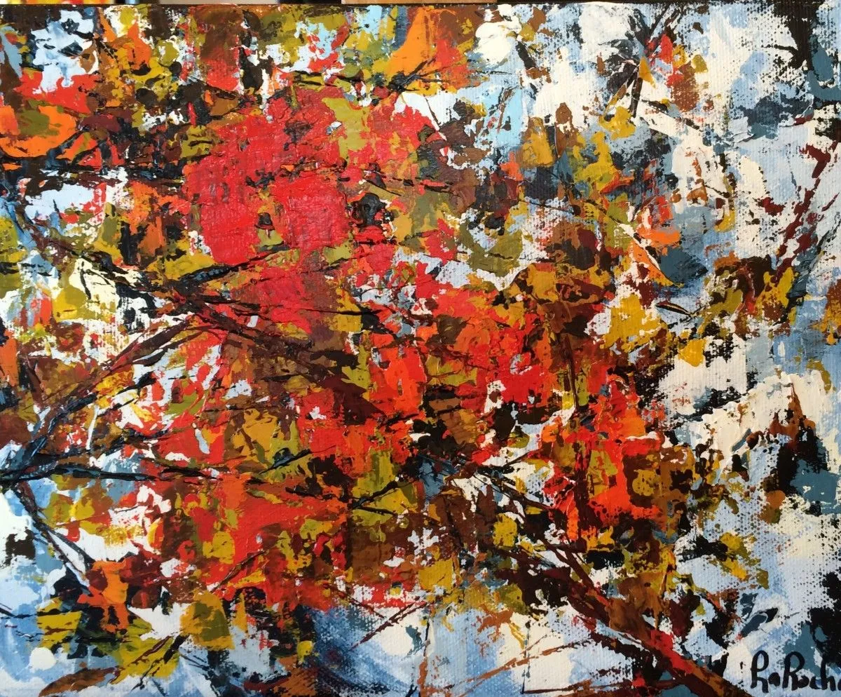 Première Neige, œuvre de Andrée LaRoche