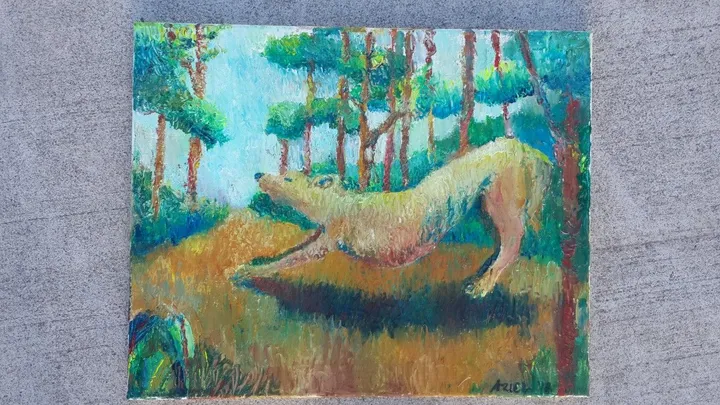 Perro Aguacatero, œuvre de Aziel Barrientos