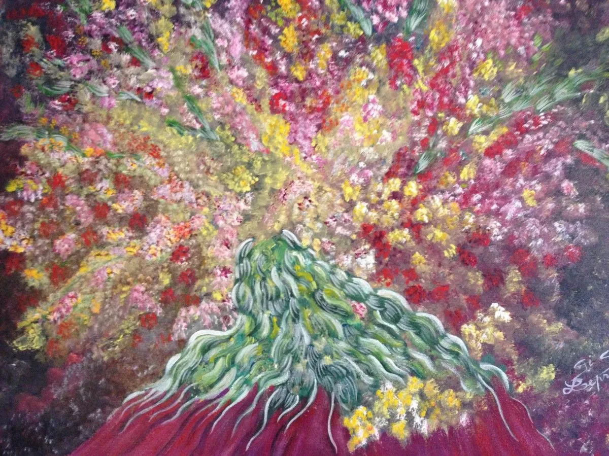 Effervescence racinaire, artwork by Ginette Lepri