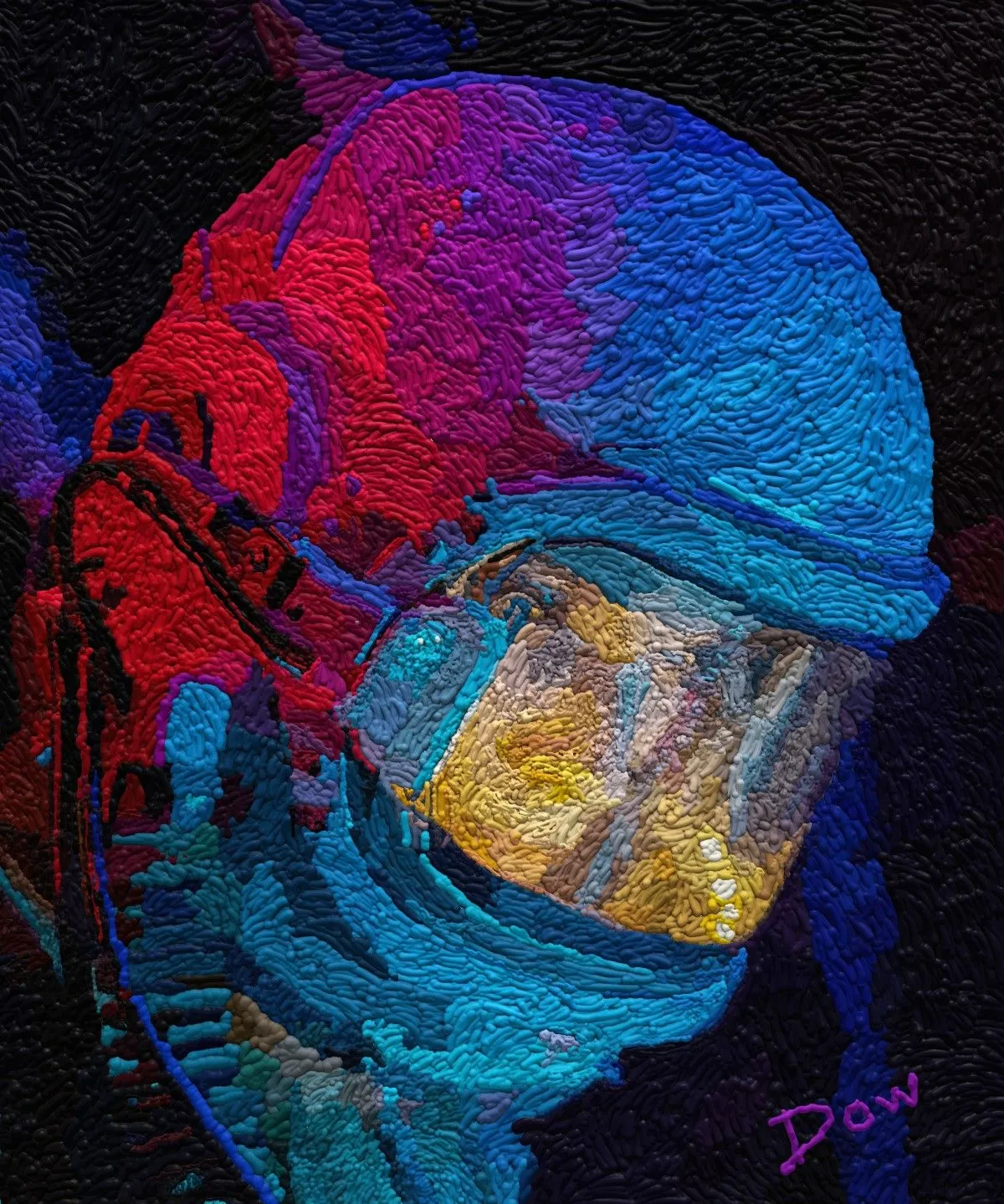 Space Girl, artwork by Dow Thompson