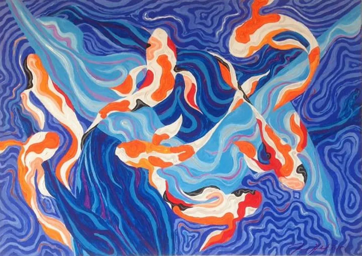 Aqua love, œuvre de Frederick Haddox