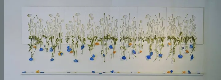 BLUE VALLEY, œuvre de Stelios Diamantas