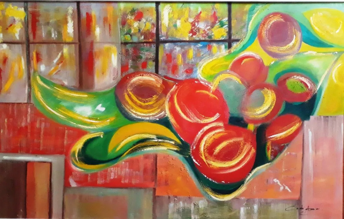 Corbeille de Fruits, artwork by Amine Cadi