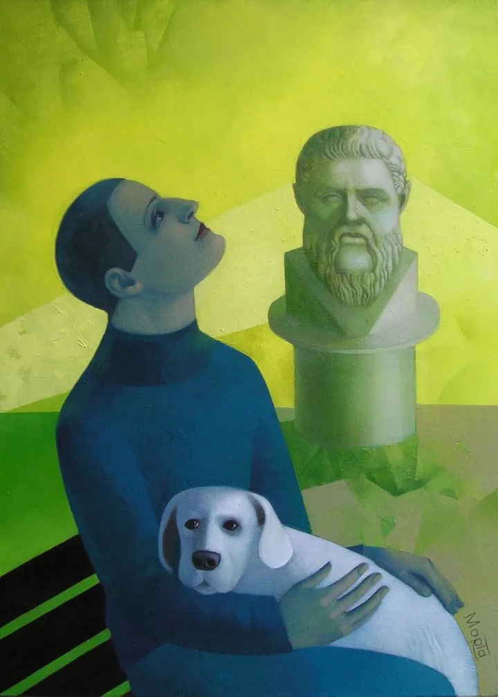 Philosopher, œuvre de Marta Shmatava
