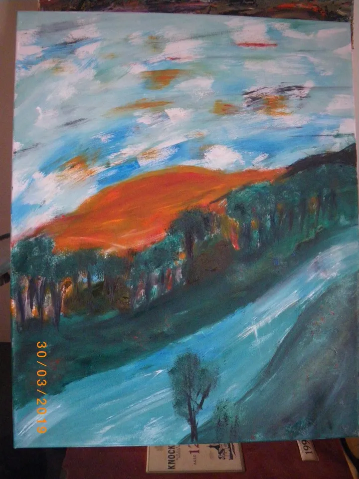 the river, artwork by Richard webb