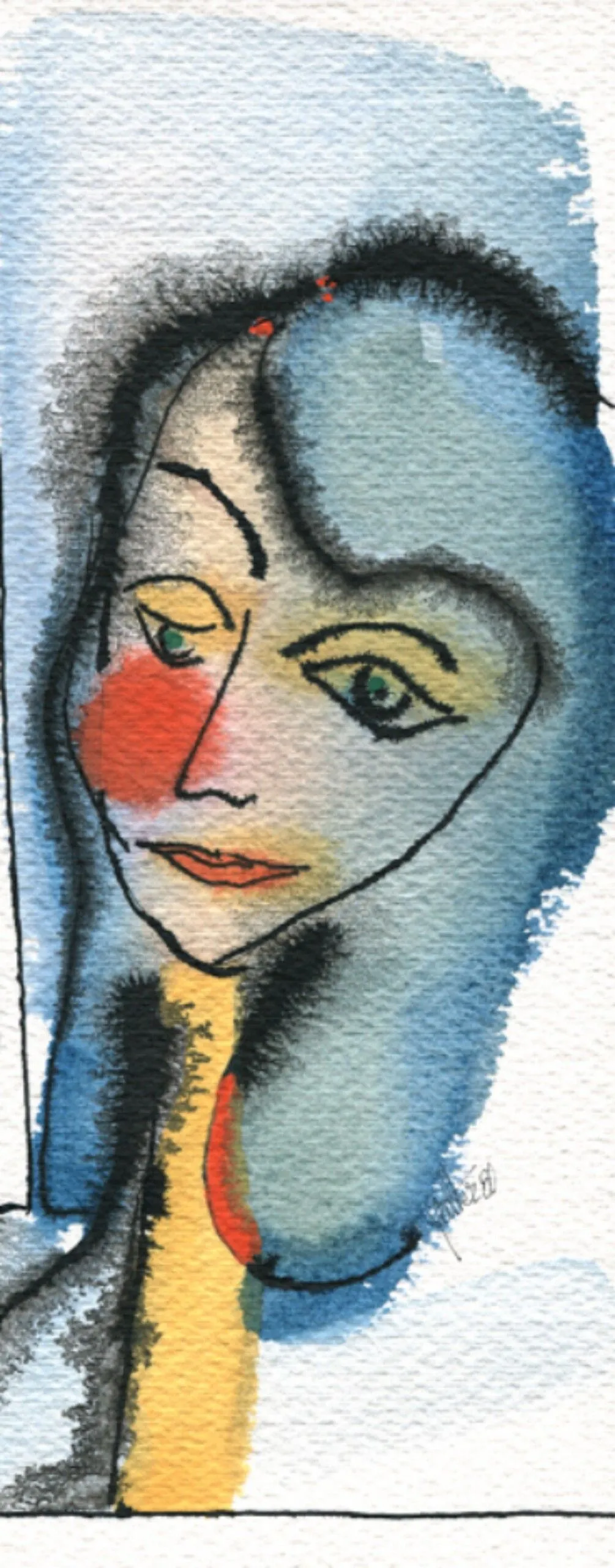 Portrait, artwork by Alain HALTER