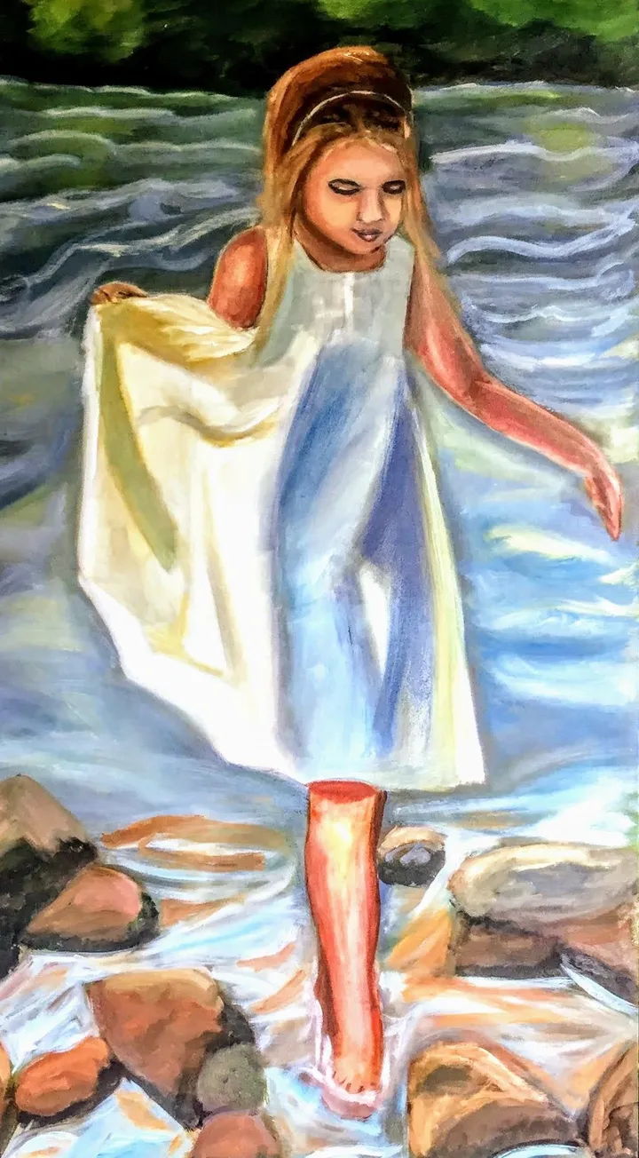 La danse de la rivière, œuvre de Sophie Fournier