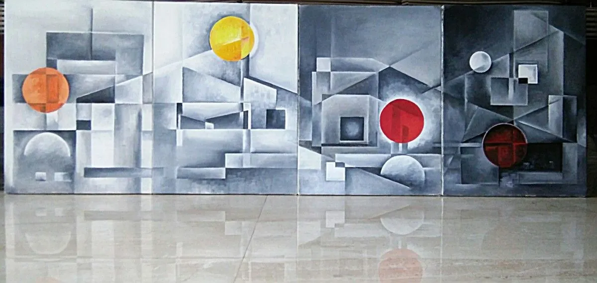 Time series 1, artwork by Manomoy Das
