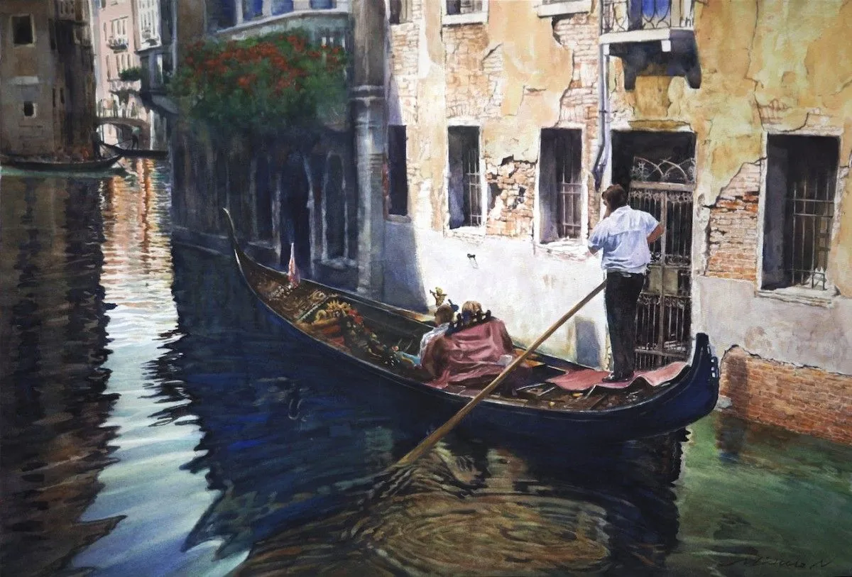 Romantic Venice, artwork by Misure Nien