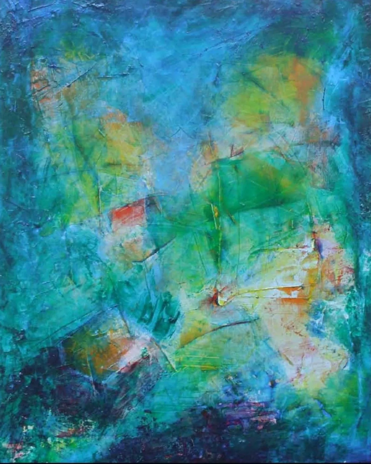 SOLITUDE EN MER, œuvre de Angèle Lux