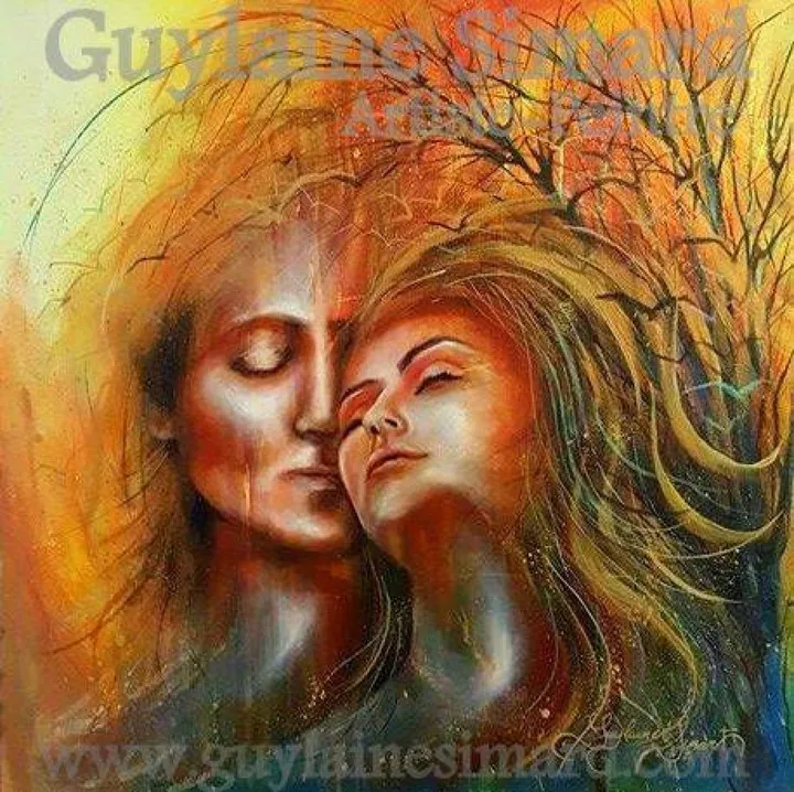 Le jaune de l'aventure, œuvre de Guylaine Simard