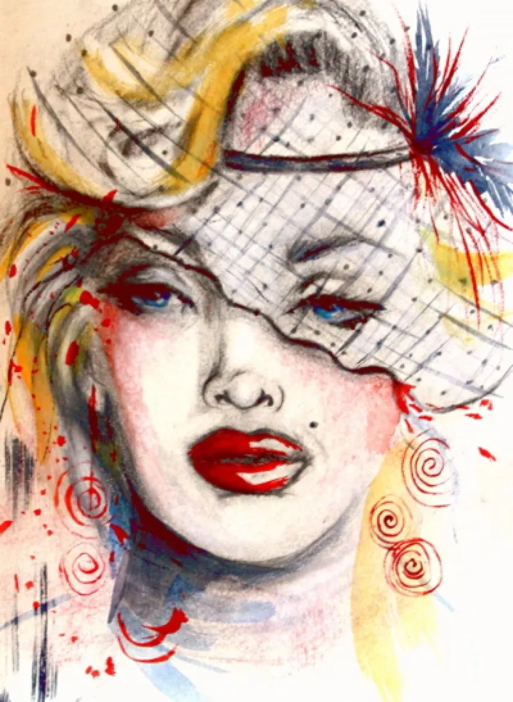 Mary M, artwork by Johanne Hebert Coulombe