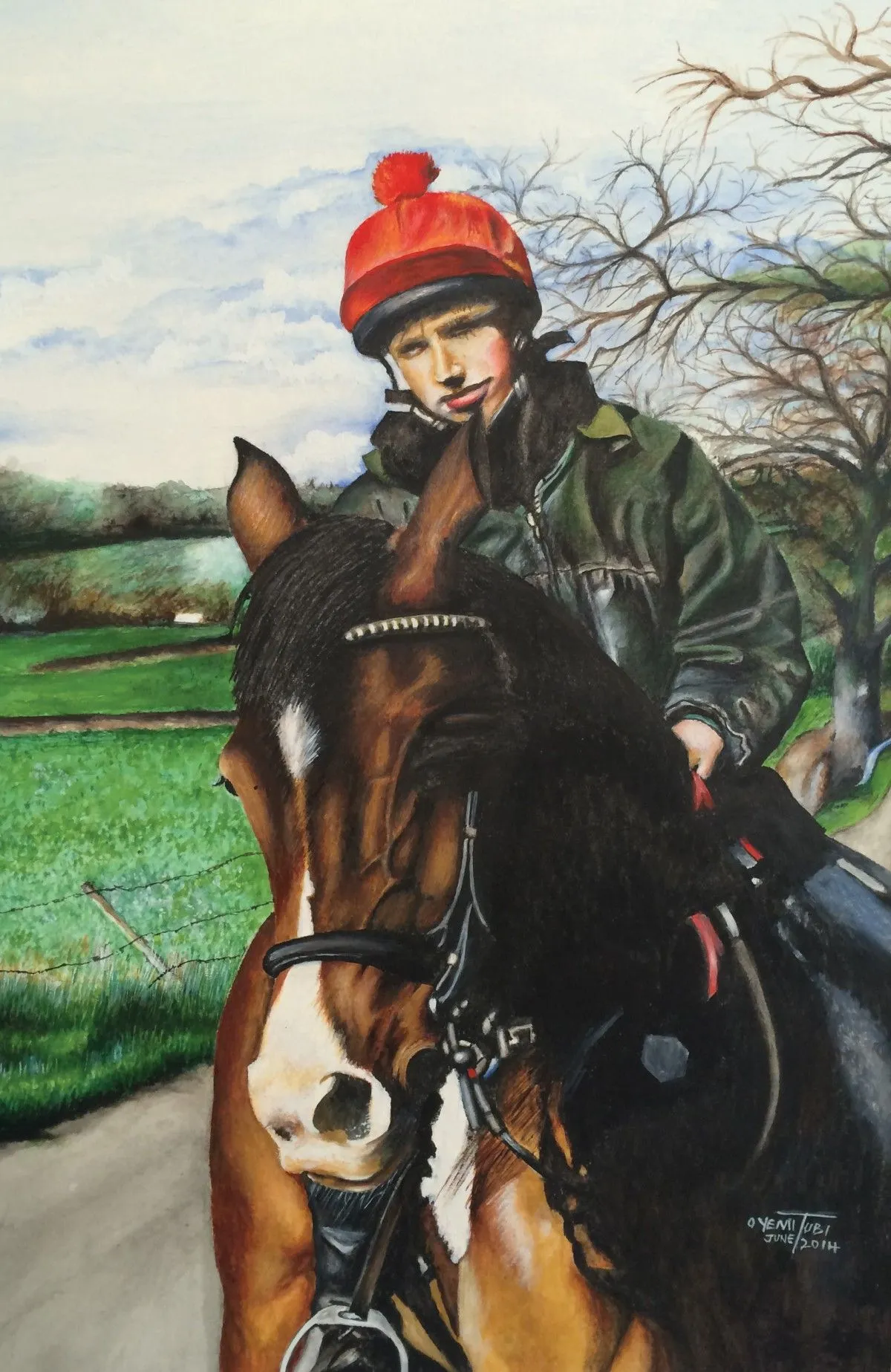 The Horse Rider, œuvre de O. Yemi Tubi
