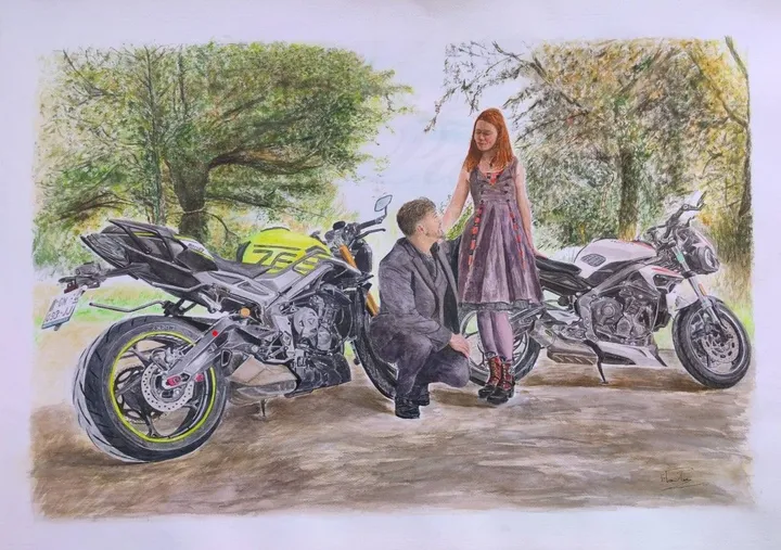 Portrait, artwork by Eric PAWLAK