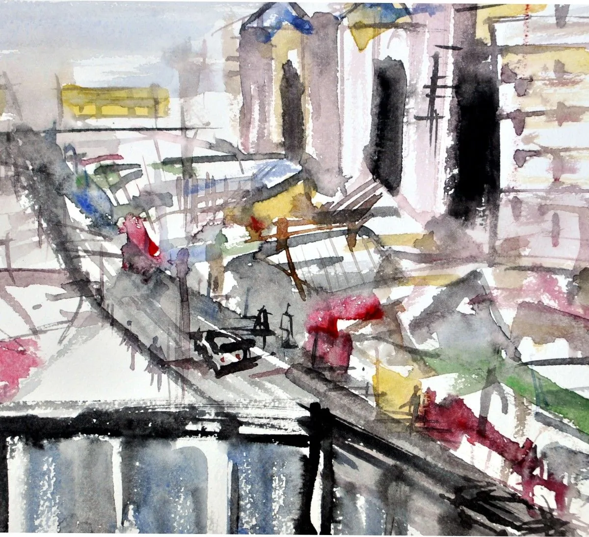 from the balcony, œuvre de Akpan Usoroh