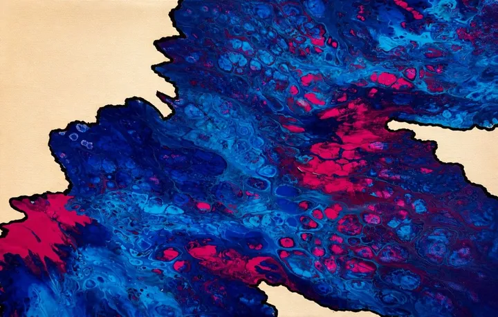 Azure Rift, artwork by Fati ESS