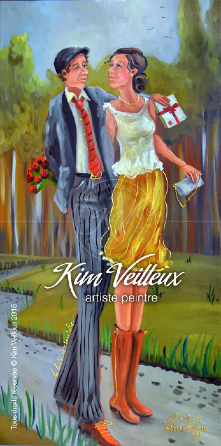 La boîte de chocolats, œuvre de Kim Veilleux