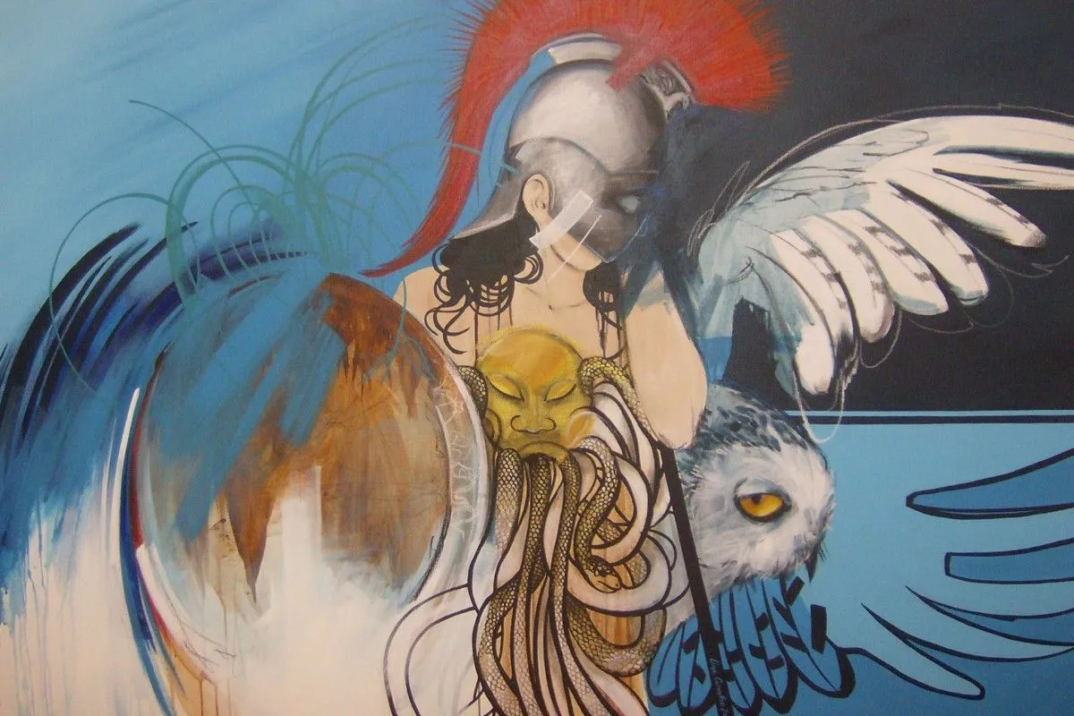 Athéna, œuvre de Lina Marques