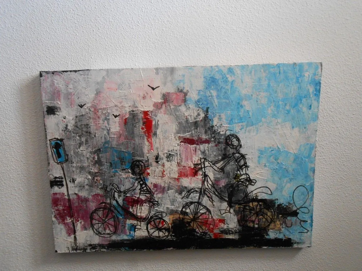 Paseo de domingo., artwork by Joao Dias