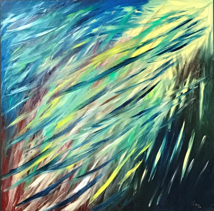 night walk, œuvre de Patricia Moon