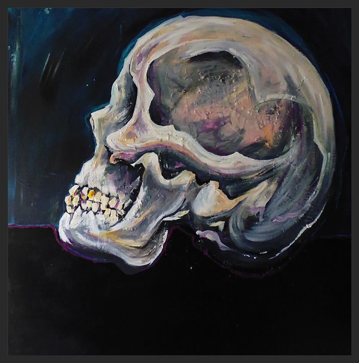 skull, artwork by CHARLES PAULET