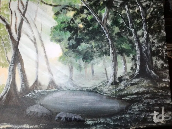 "Dramatic Shadows", œuvre de Taryn Simpson