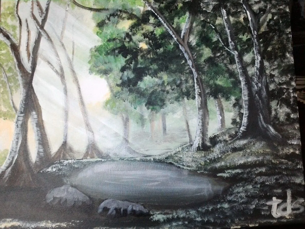 "Dramatic Shadows", artwork by Taryn Simpson