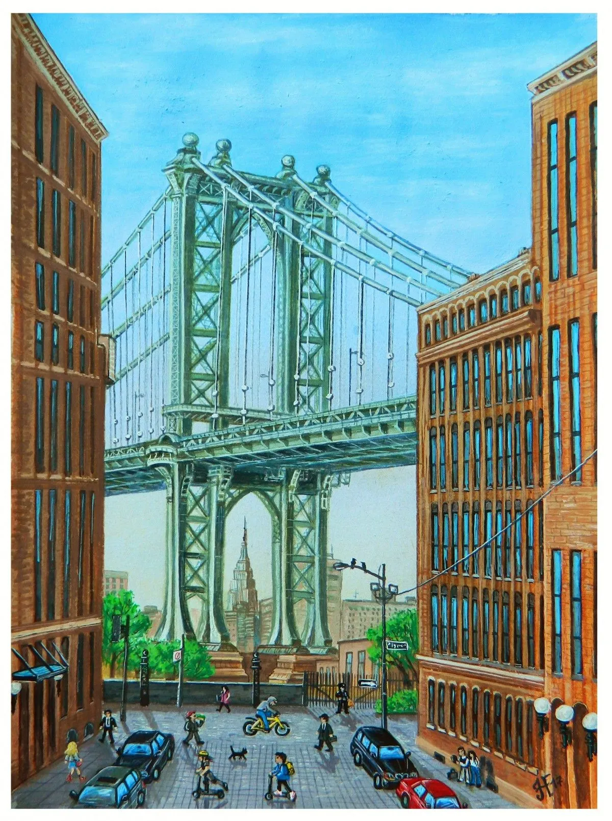"NY landscape with one ghost", œuvre de Nikita Gusev