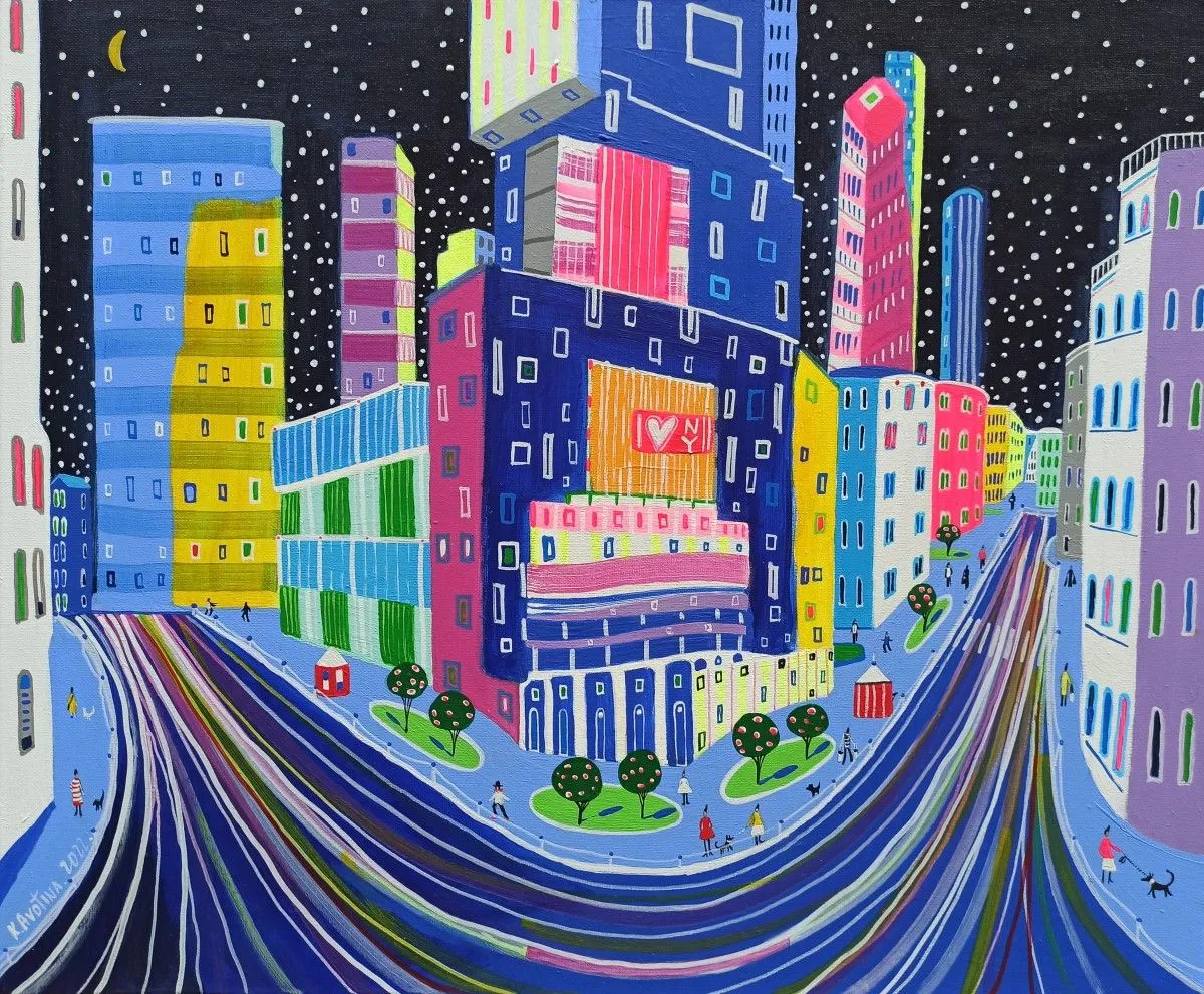 The City Never Sleeps, œuvre de Katrina Avotina