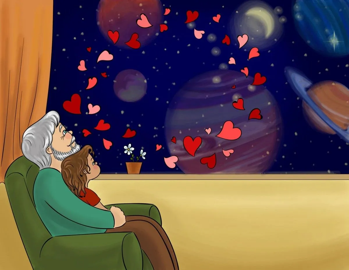 I Love You To The Moon And Back by Michael Mascia, œuvre de US Illustrations