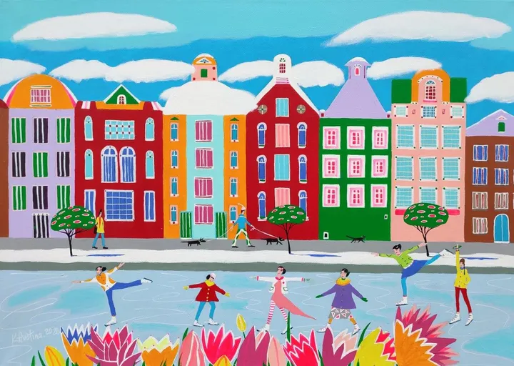 A Whisper Of Magic In The Dutch Spring, artwork by Katrina Avotina
