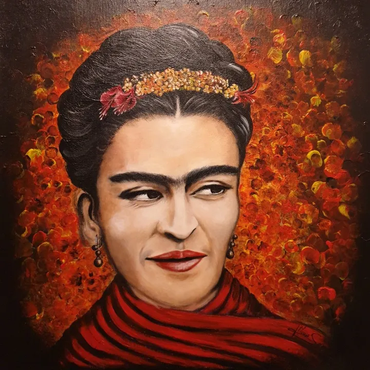Frida..., artwork by Saouti Mina