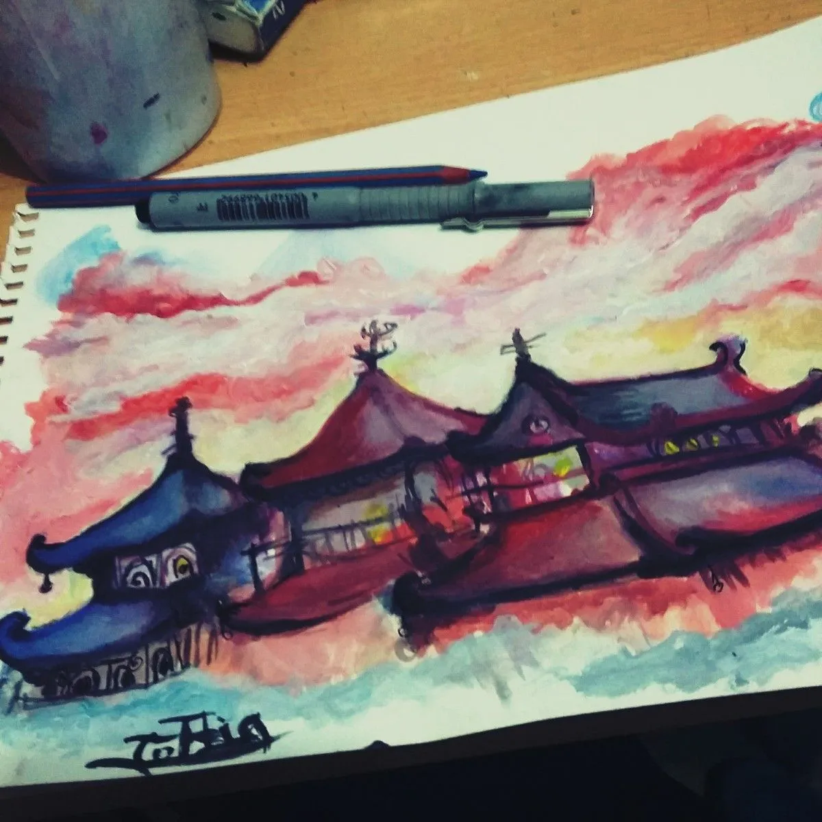 Peinture, œuvre de Ruby Gloom