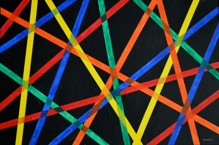 Composition 16-20, artwork by Marcel Renaud