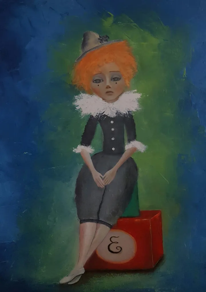 Sad girl, œuvre de kamila nabi