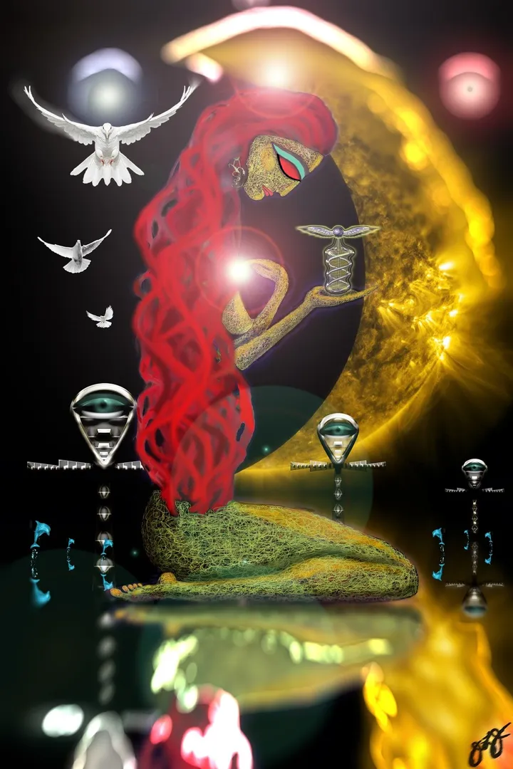 quan yin 2., artwork by Jason Lincoln Jeffers