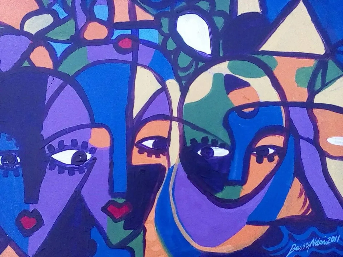 Dialogue, œuvre de Bassey Ndon Art Gallery