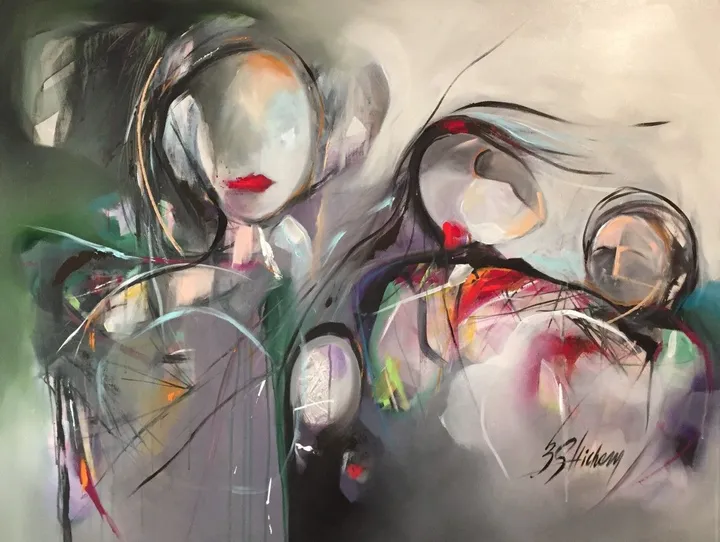 Rencontre, œuvre de Hichem Ben Sghaier