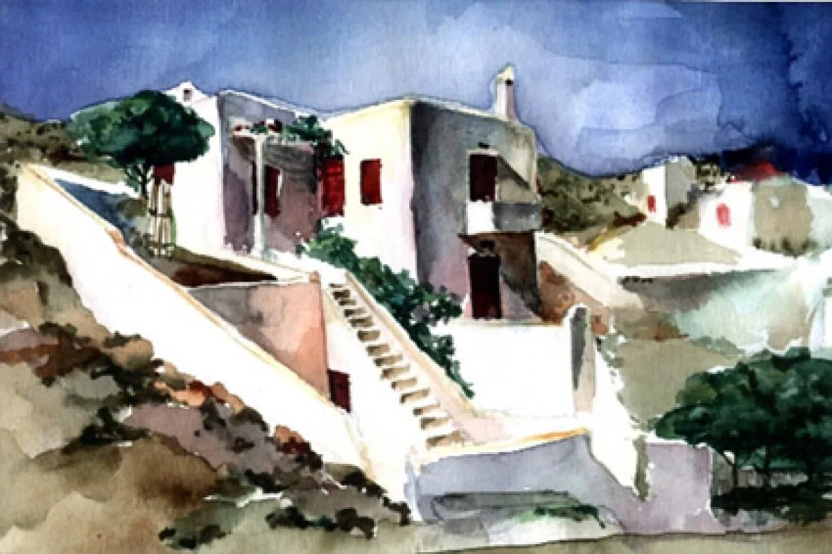 Astypalaia, œuvre de Lenka Yuzlenka
