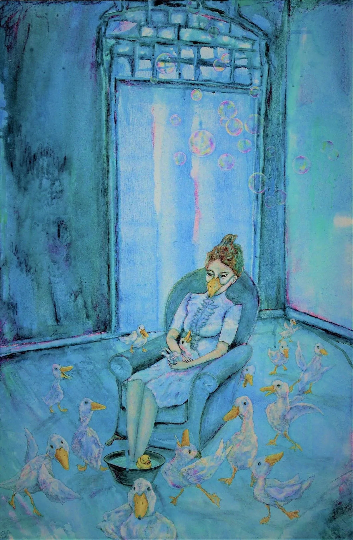 The croaking, œuvre de Eza Weijer