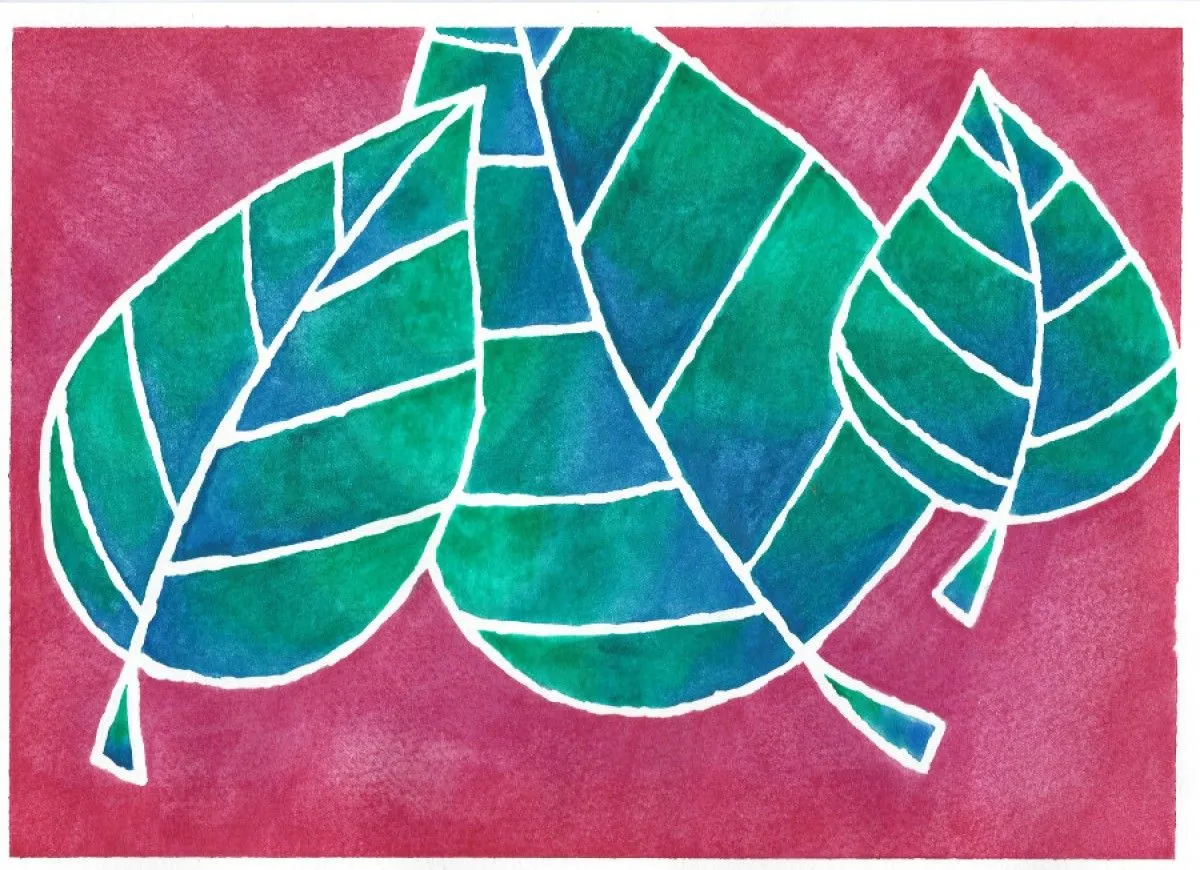 Feuilles d'Été, œuvre de Evelyn Germain