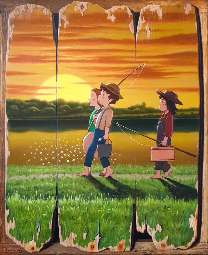 TOM SAWYER, œuvre de Mahmoud Qoqyan